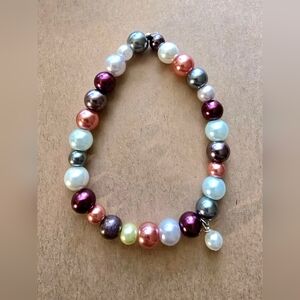 Elegant Multicolor Pearl Bracelet